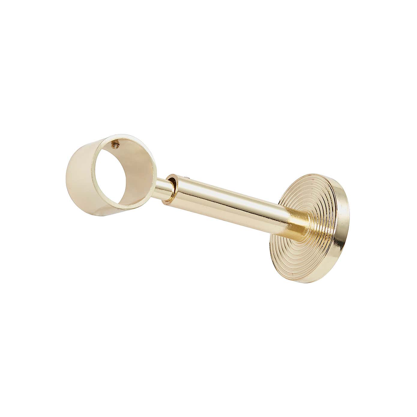 Ribbed Metal Extendable Eyelet Curtain Pole 25/28mm