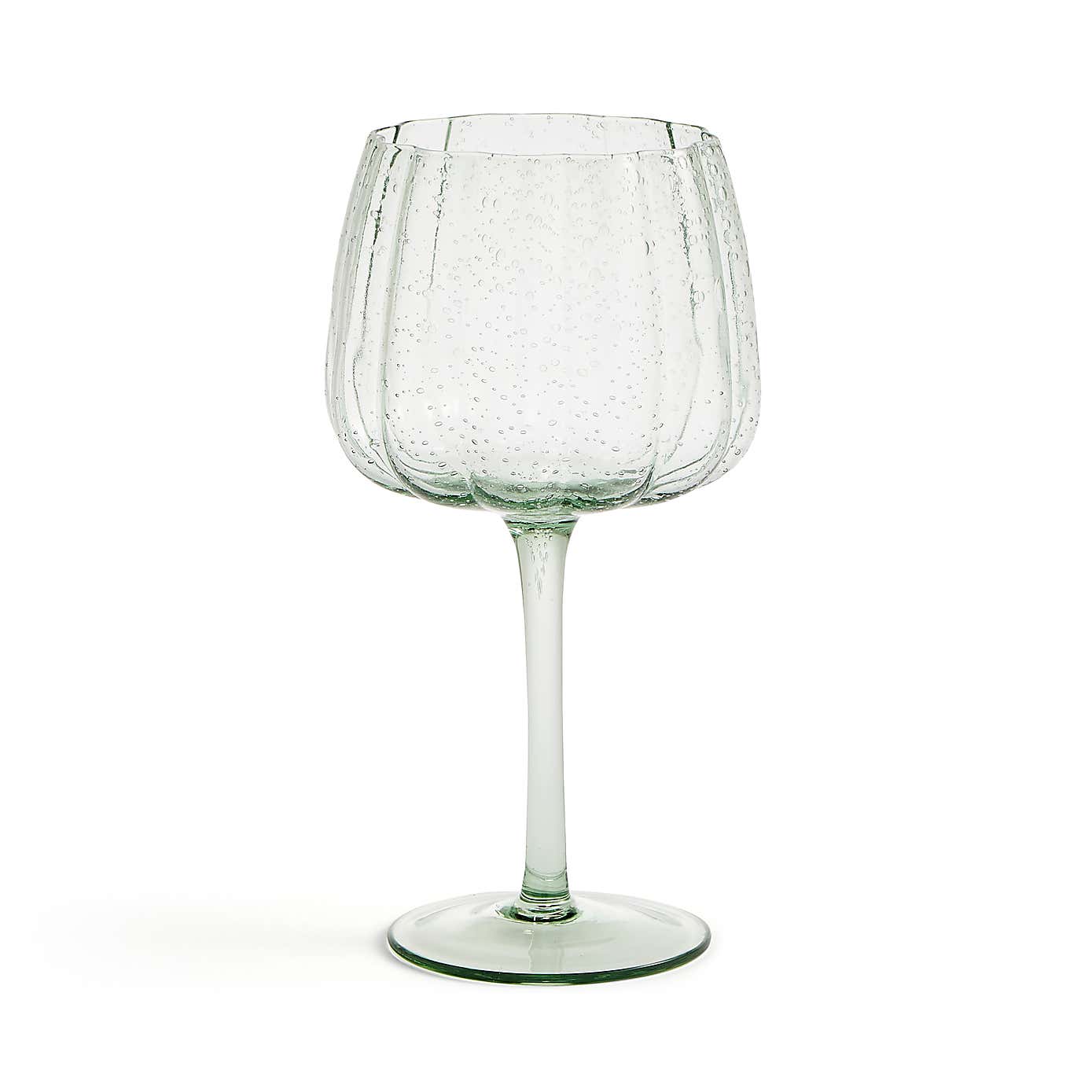 Bubble Green Gin Glass