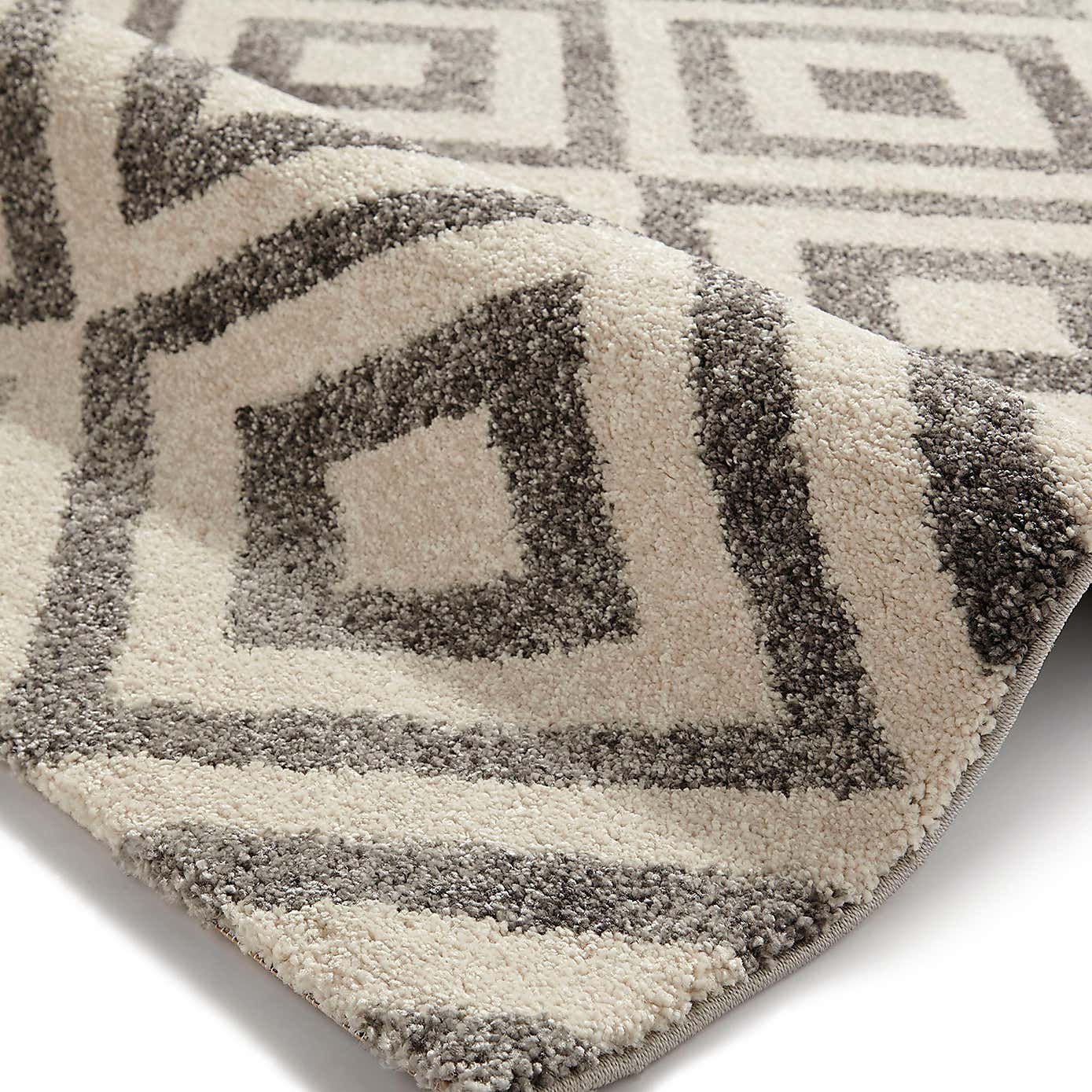 Grey and White Elegant 4893 Rug