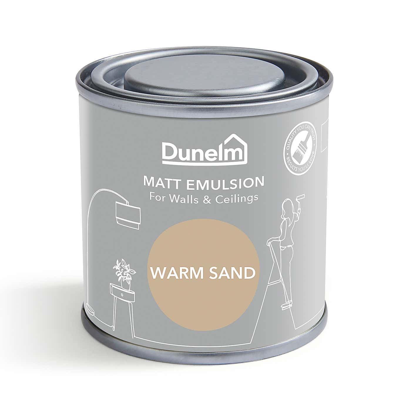 Dunelm Warm Sand Matt Emulsion Paint