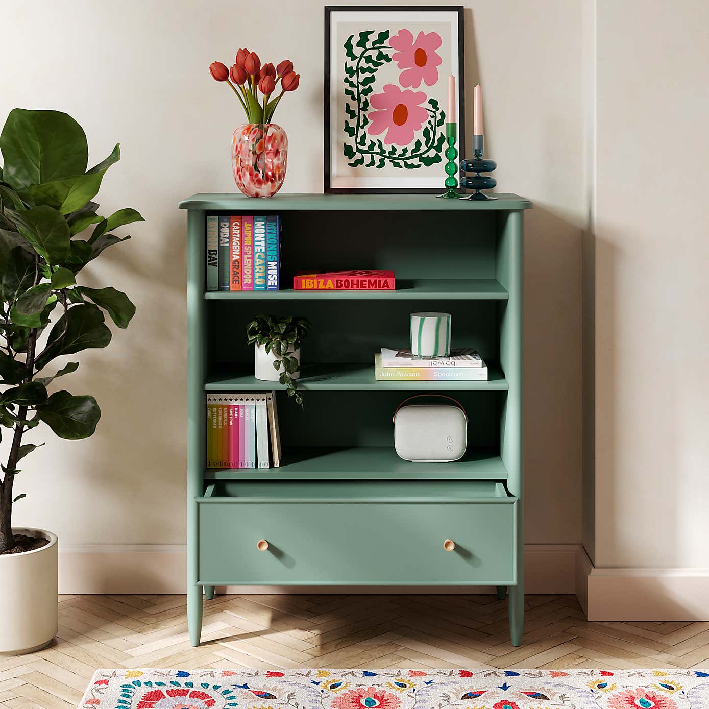 Remi Low Bookcase