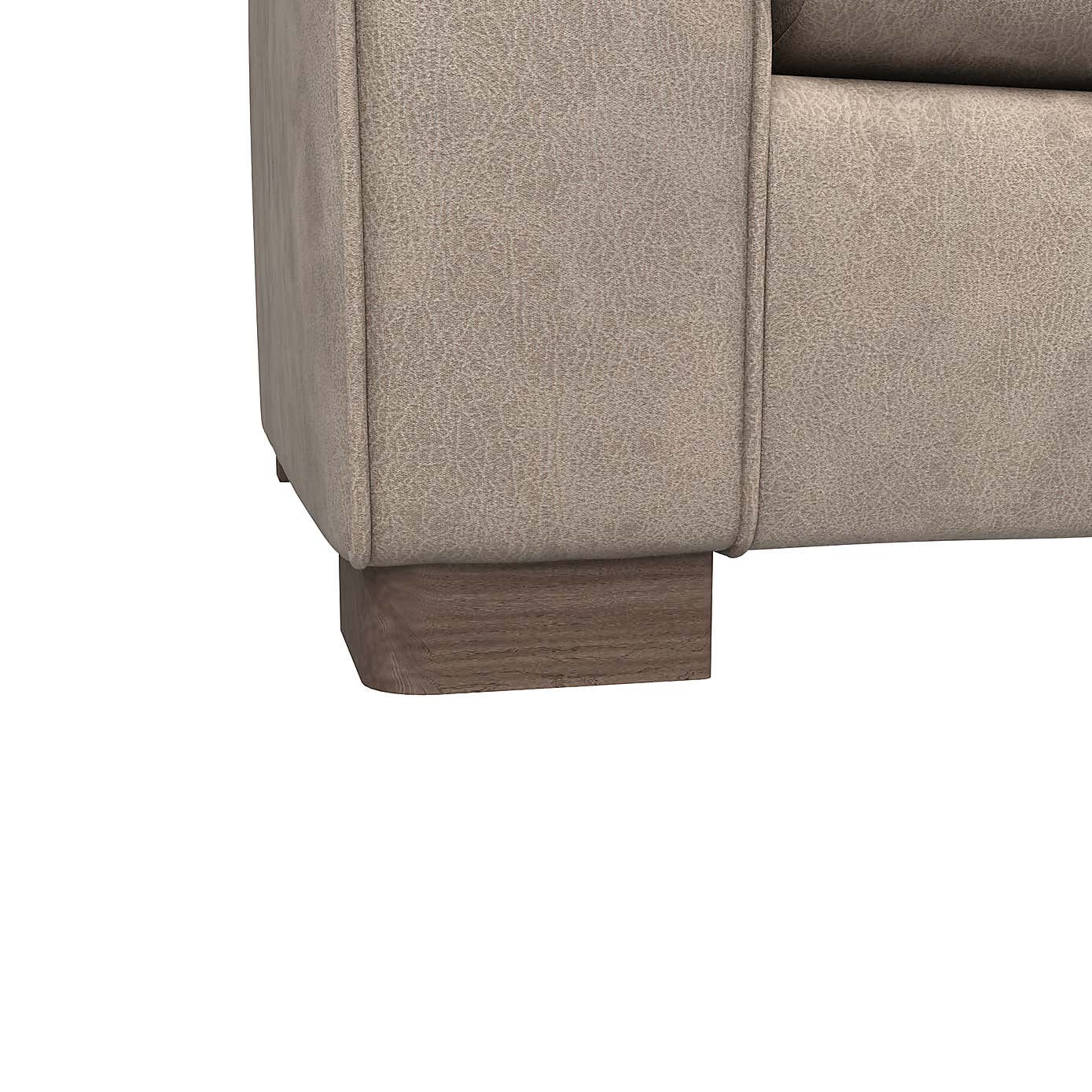 Carson Faux Leather Right Hand Corner Sofa