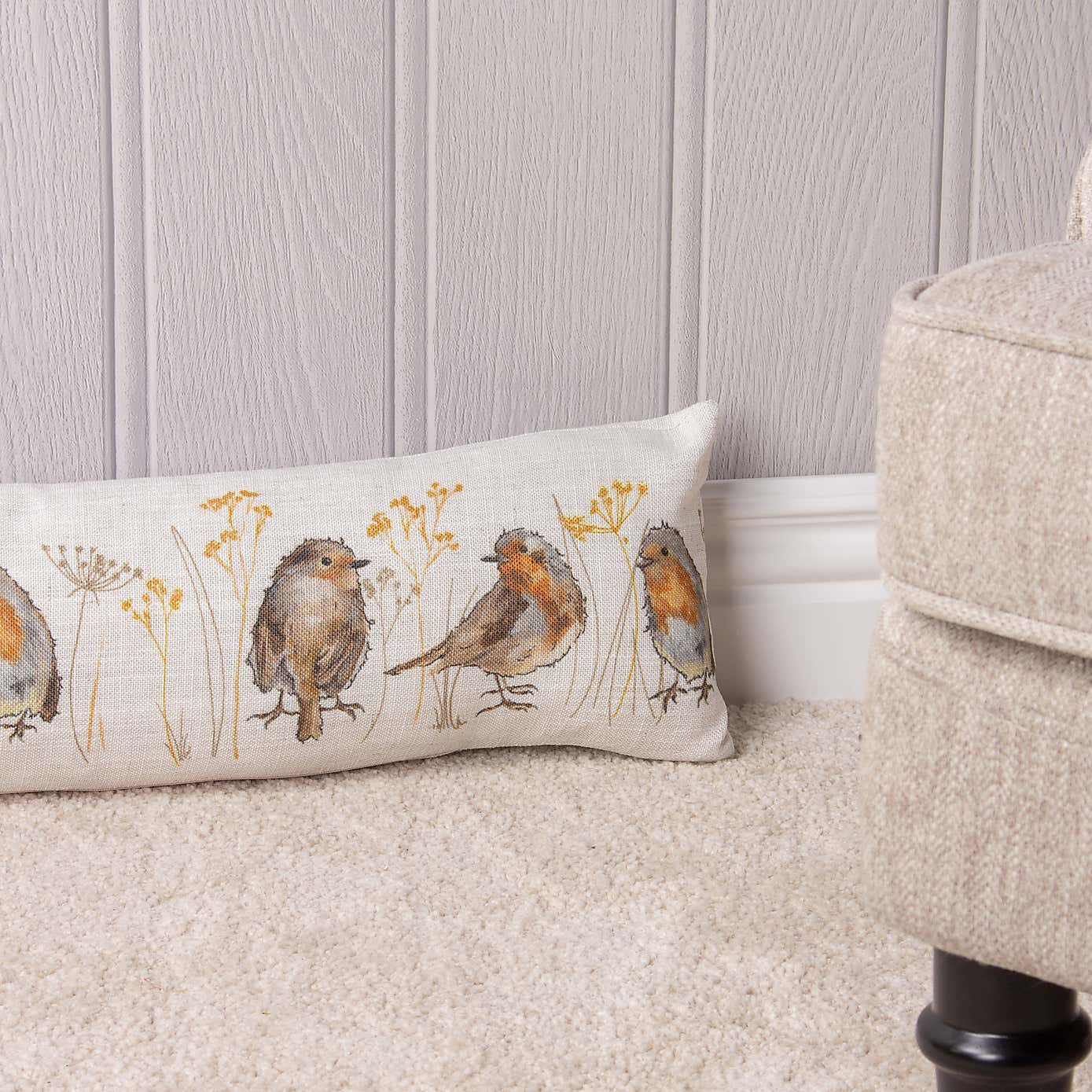 Evans Lichfield Oakwood Robin Draught Excluder