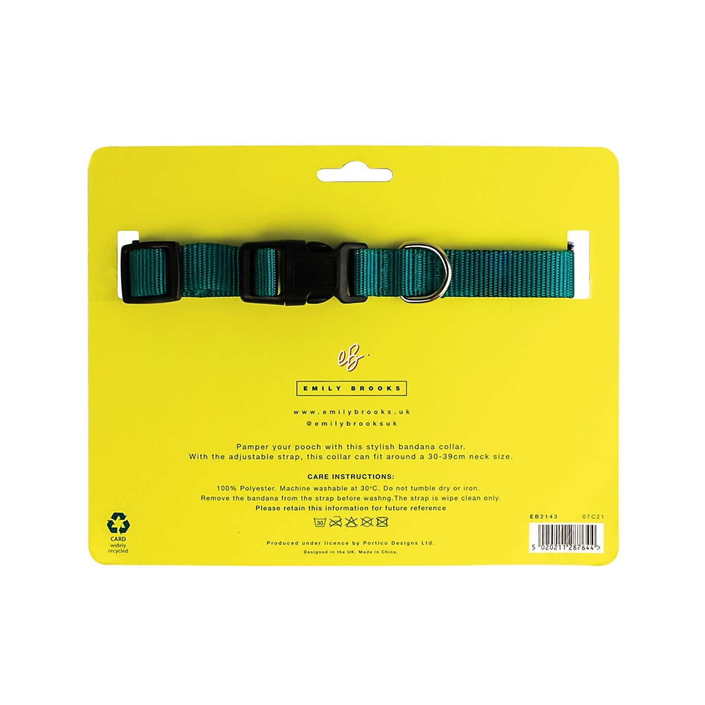 Emily Brooks Dog Bandana Collar