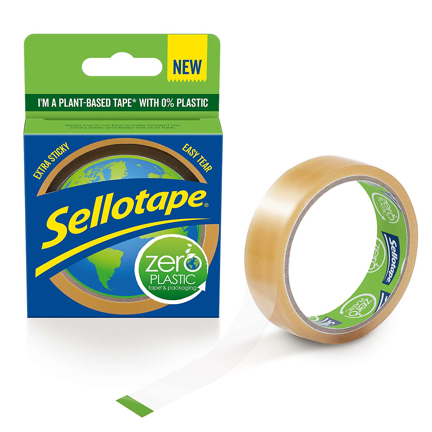 Zero Plastic Sellotape 24mm x 30m