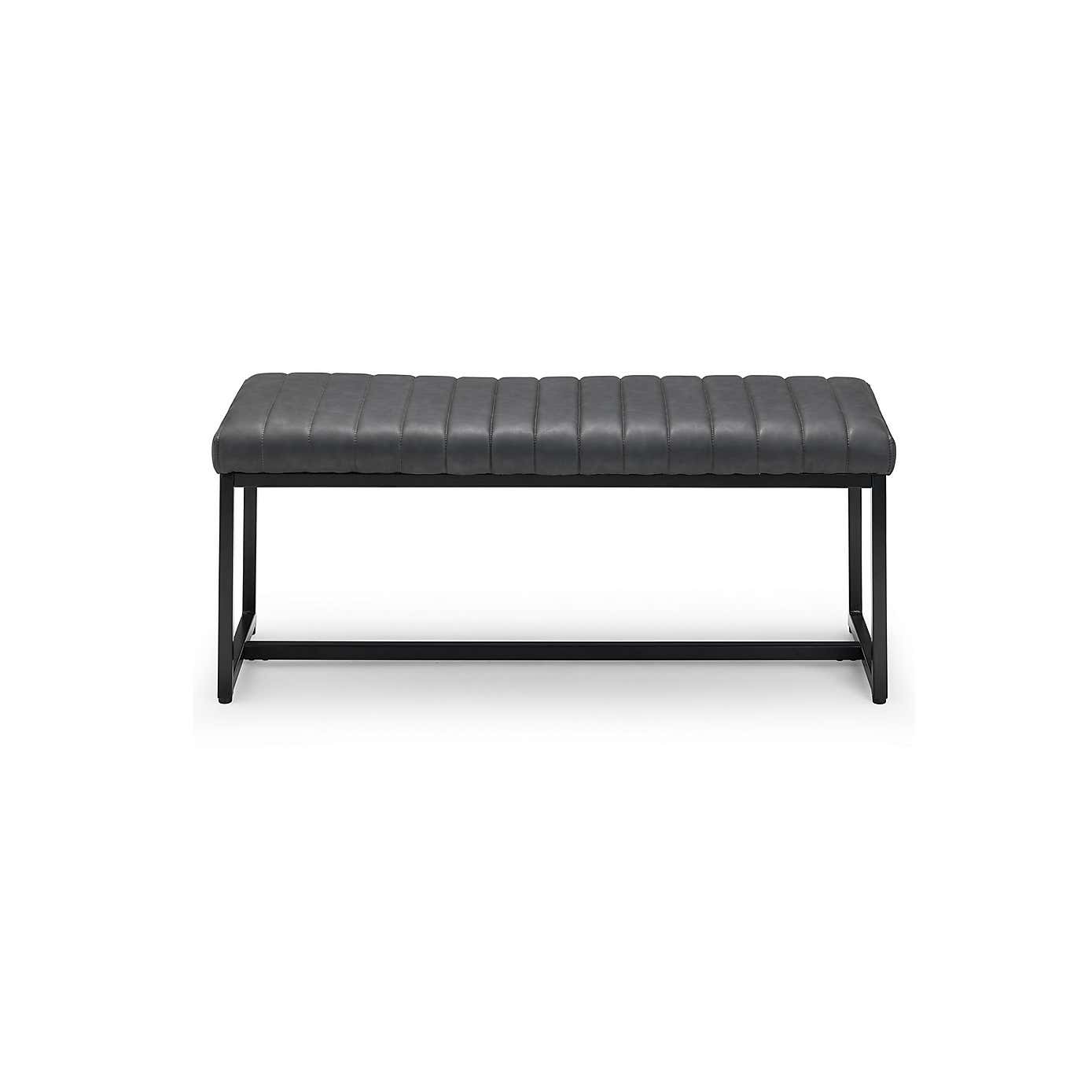 Brooklyn Rectangular Dining Table with 1 Soho Bench with 4 Soho Chairs