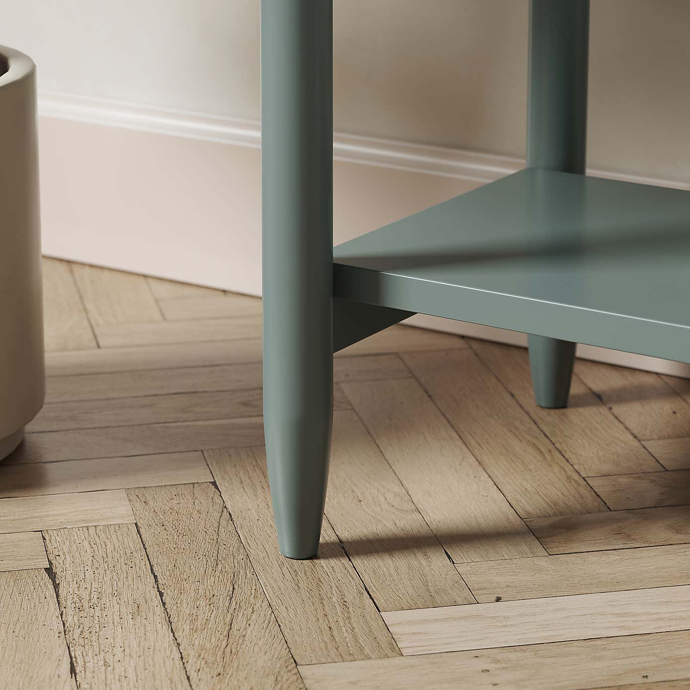 Remi Console Table, Lilypad Green