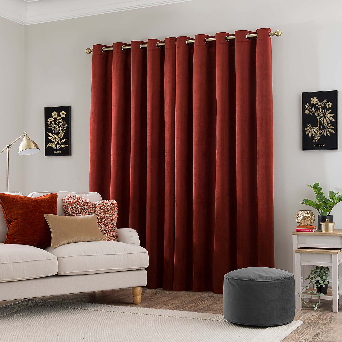 Isla Ultra Blackout Eyelet Curtains