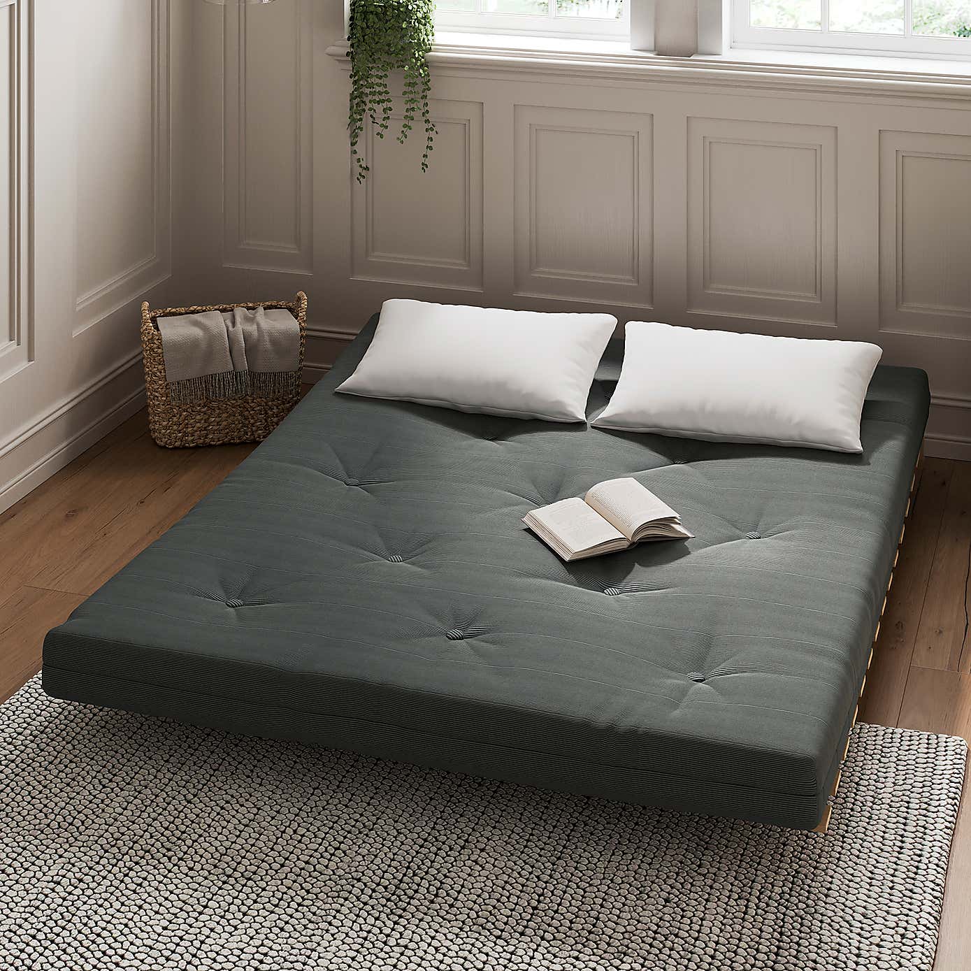 Mito Ribbed Double Futon