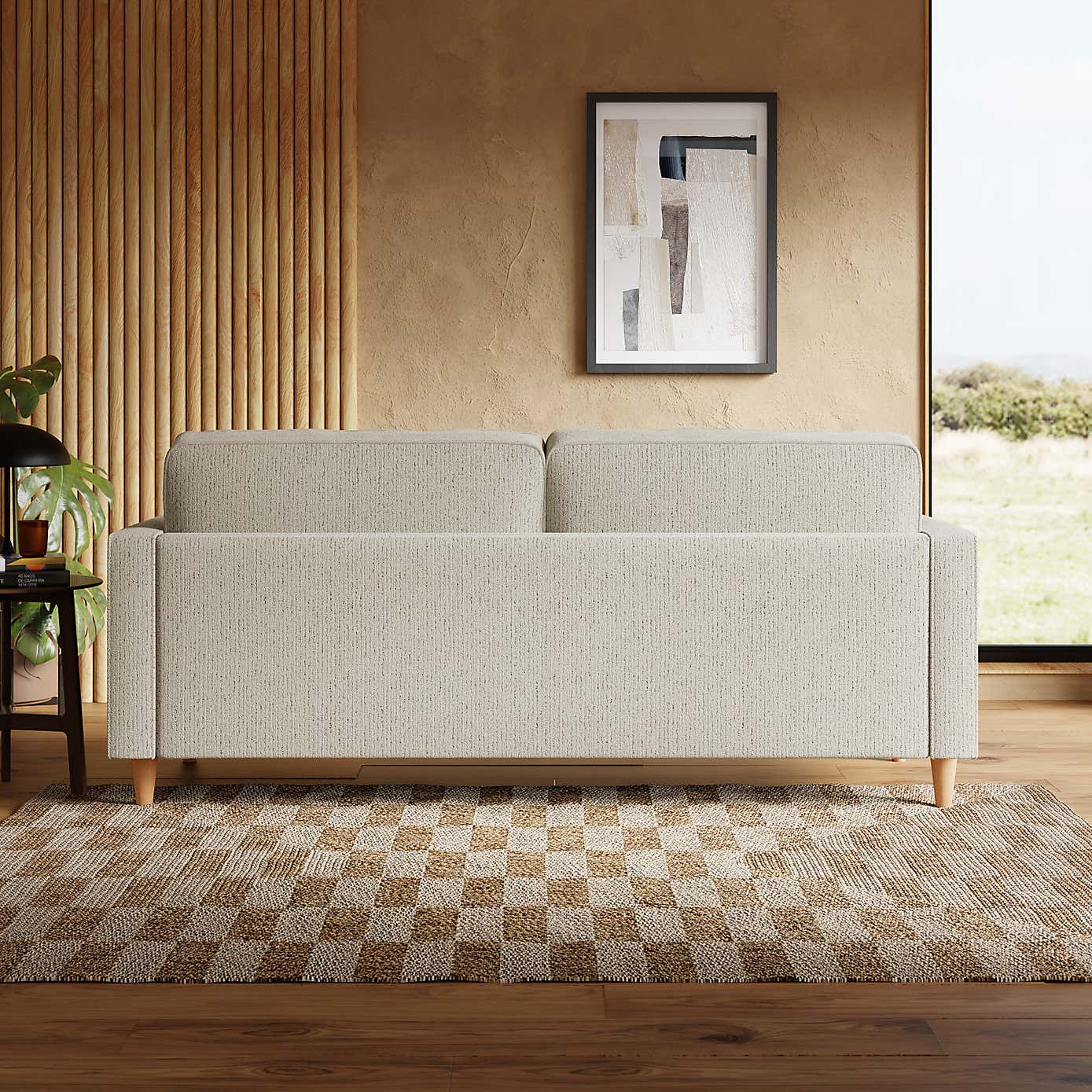 Zoe Boucle Fleck 3 Seater Sofa