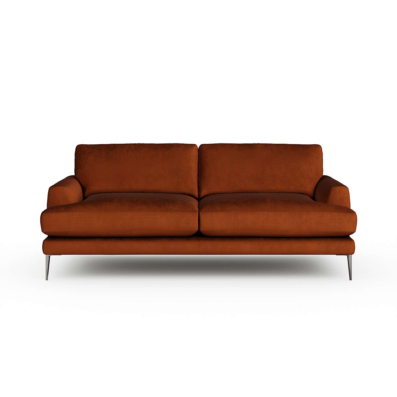 Lawson Matte Plush Velvet 4 Seater Sofa