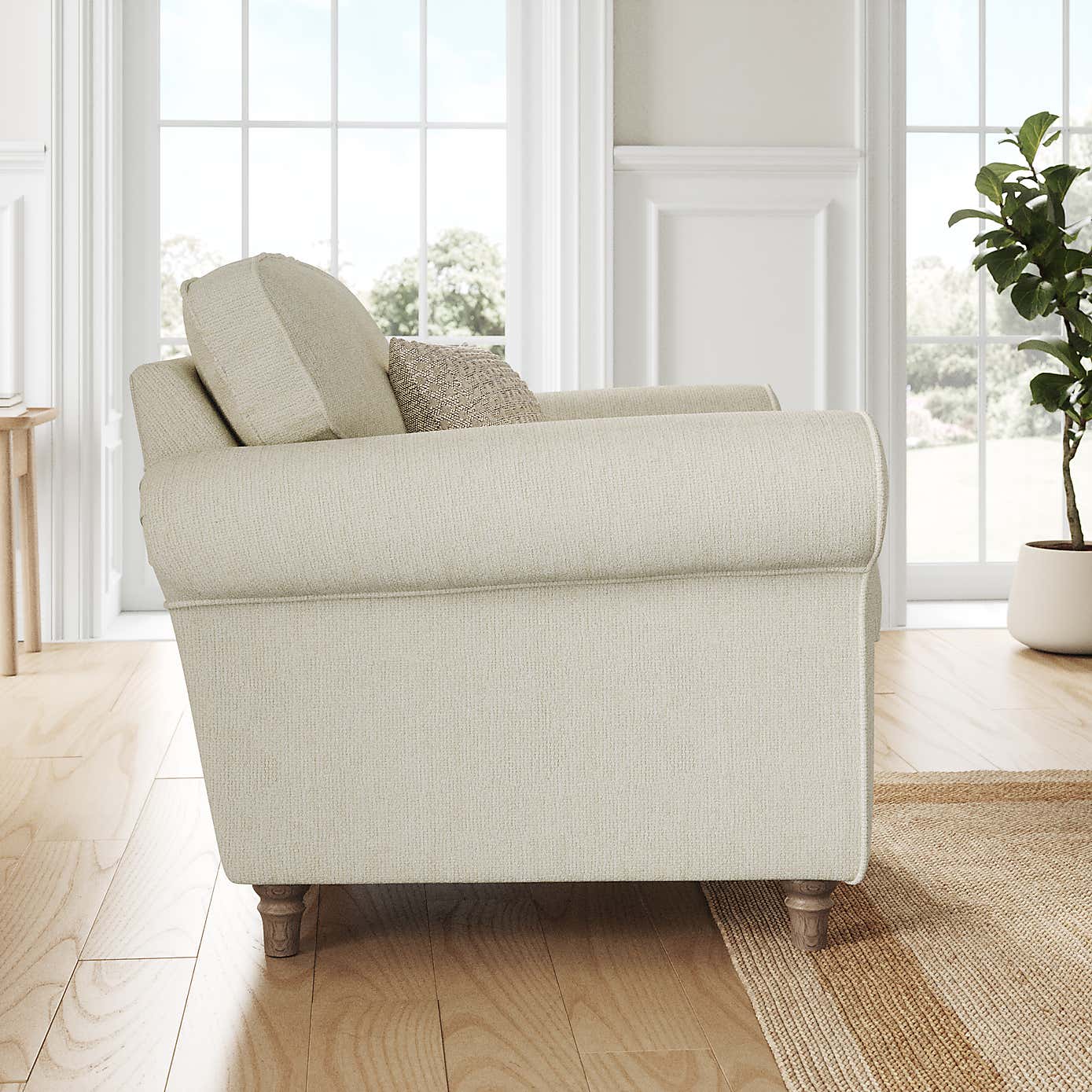 Flori Armchair, Chunky Chenille