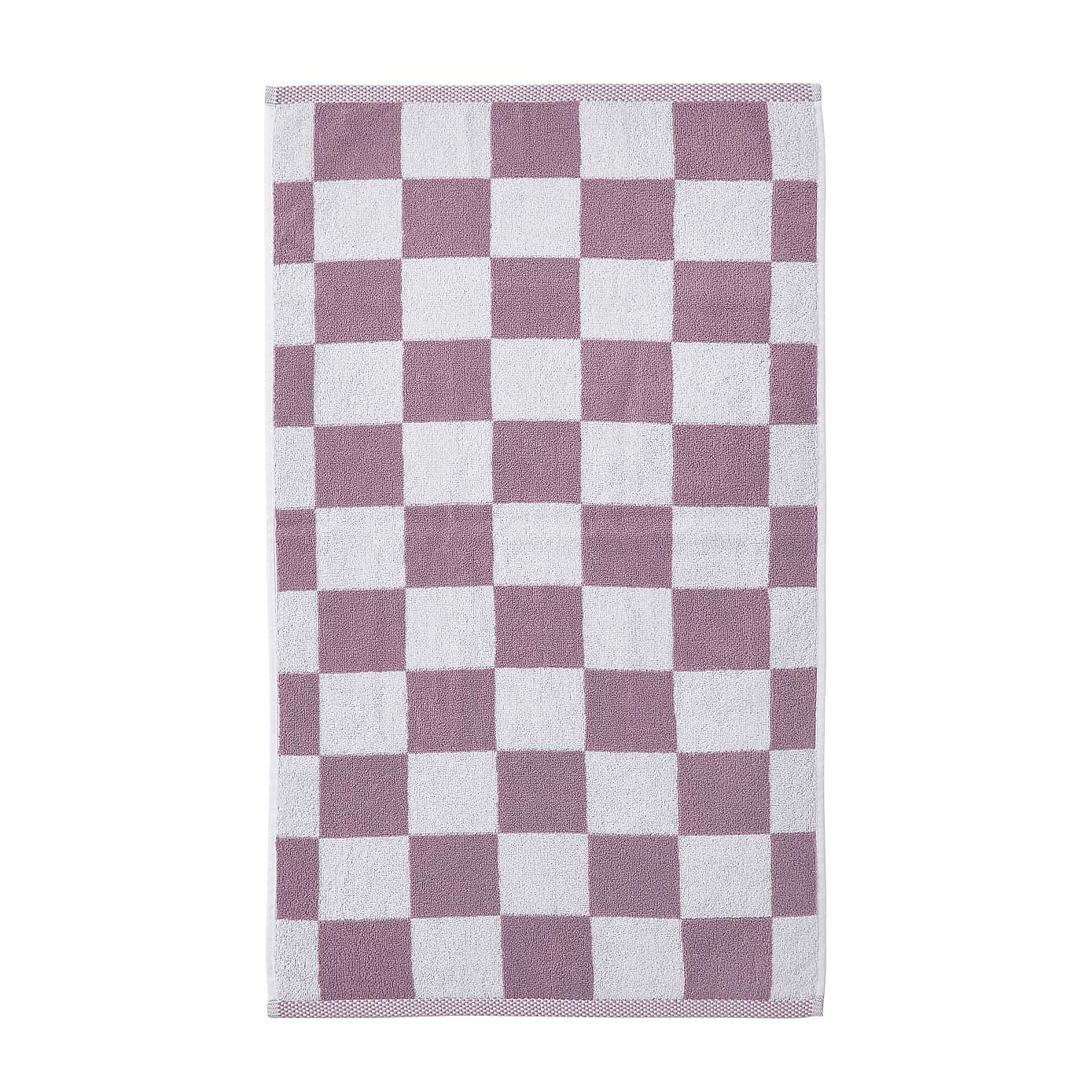 Checkerboard Cotton Towel