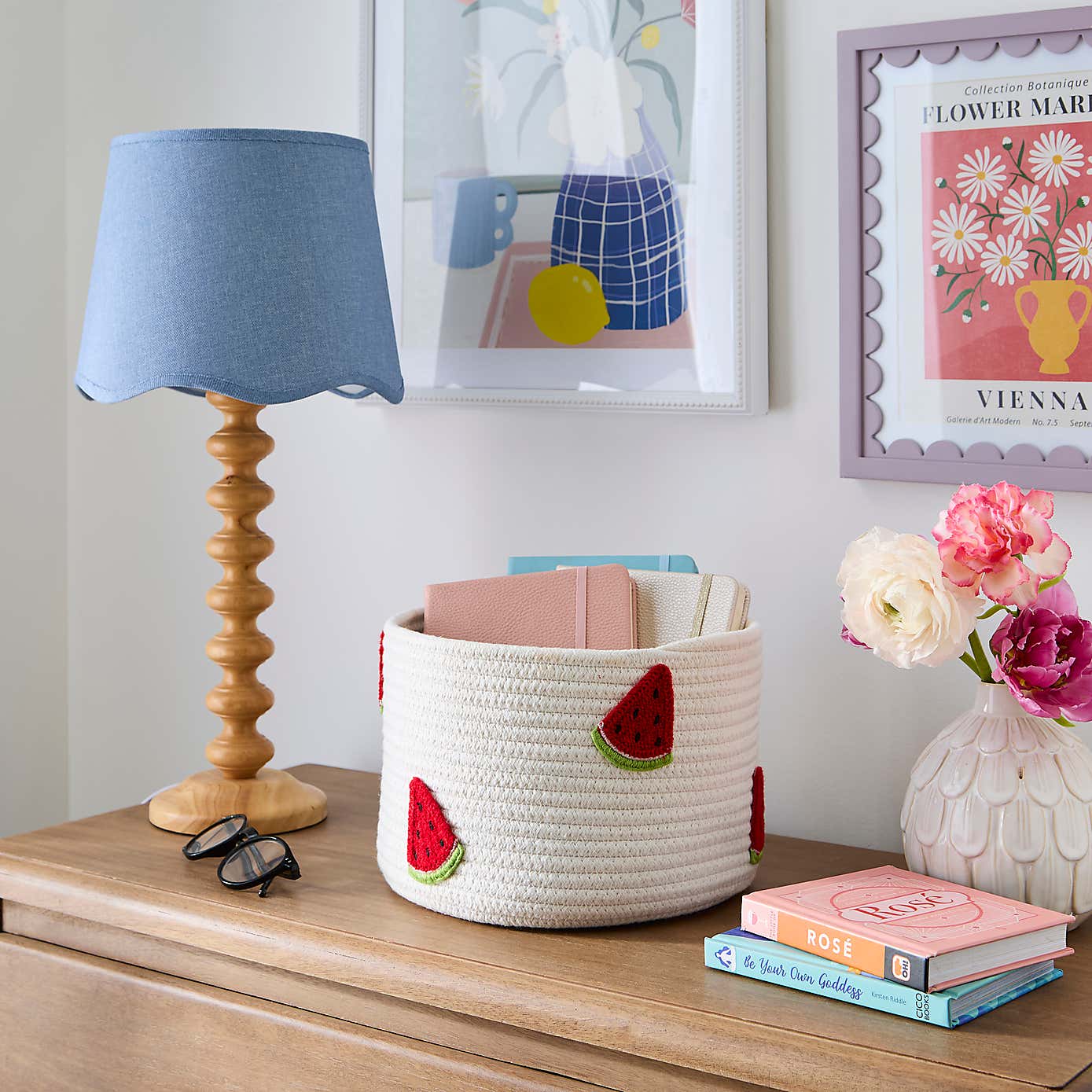 Fruit Rope Watermelon Basket