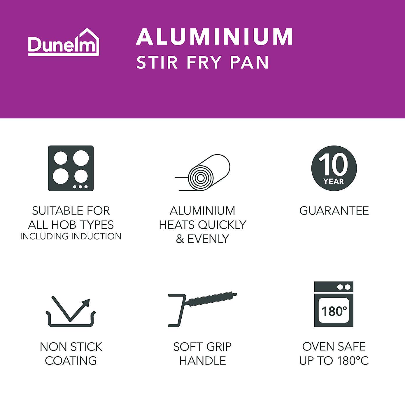 Non-Stick Aluminium Stir Fry Pan