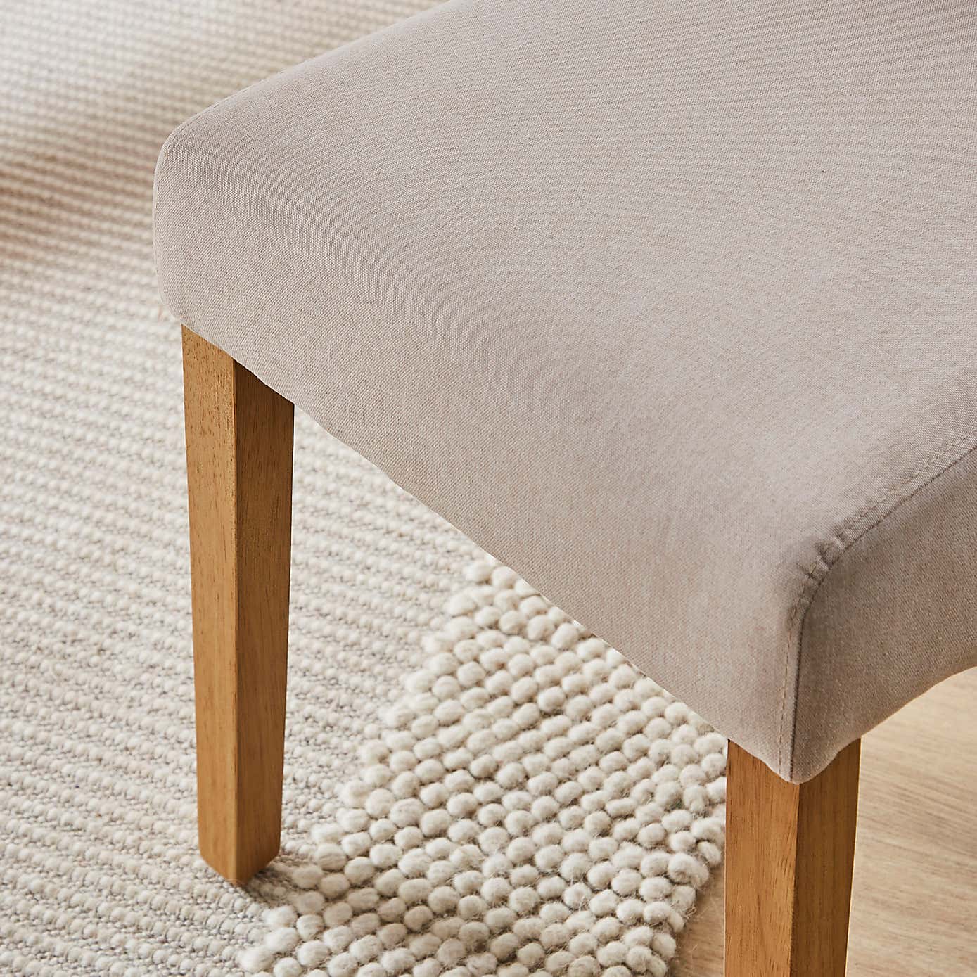 Ethan Set of 2 Dining Chairs, Fabric