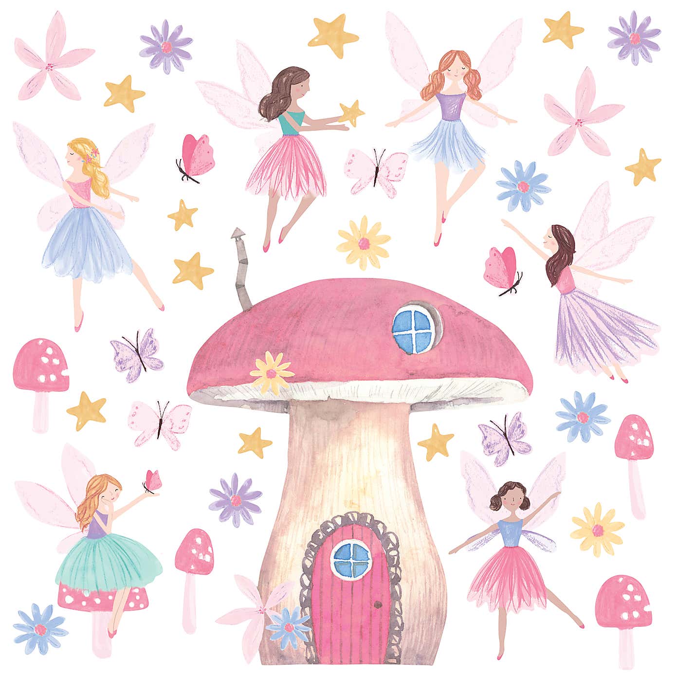 Fairy Garden Large Wall Sticker