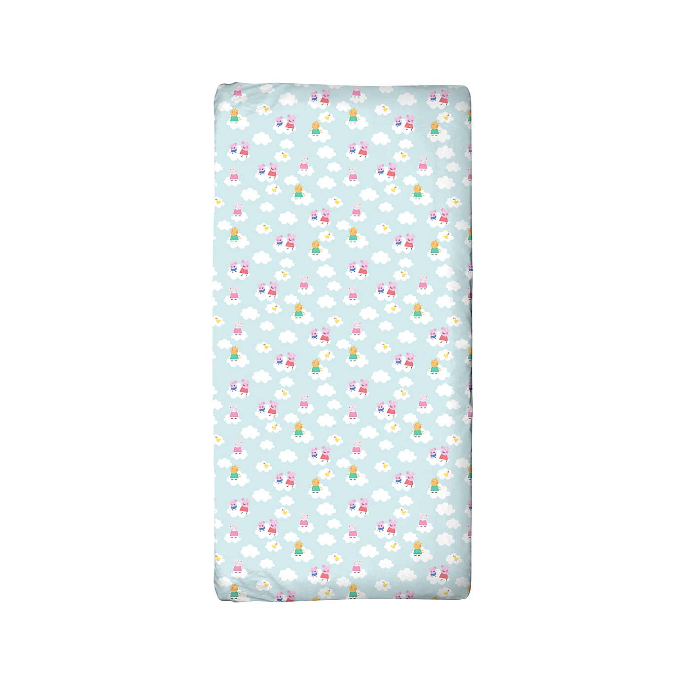 Pack of 2 Peppa Lullabies Cot Bed Fitted Sheets