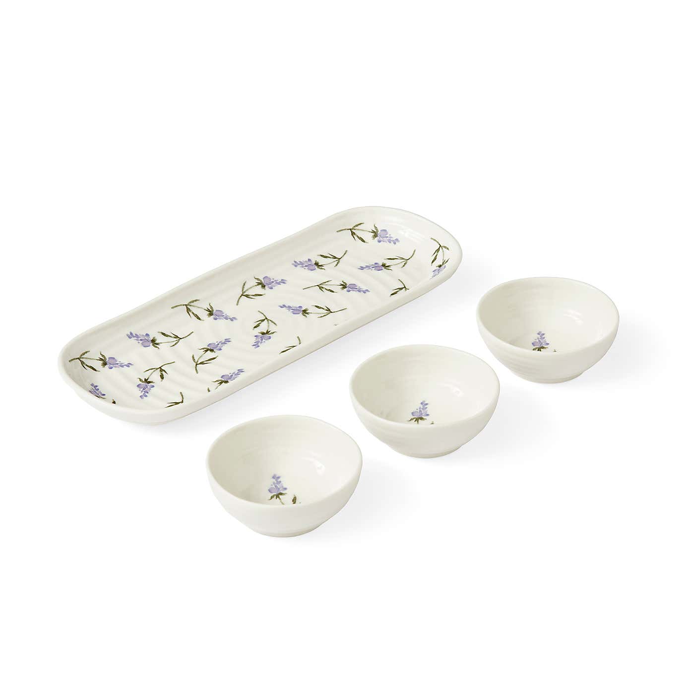 Sophie Conran Lavandula 3 Bowl and Tray Set