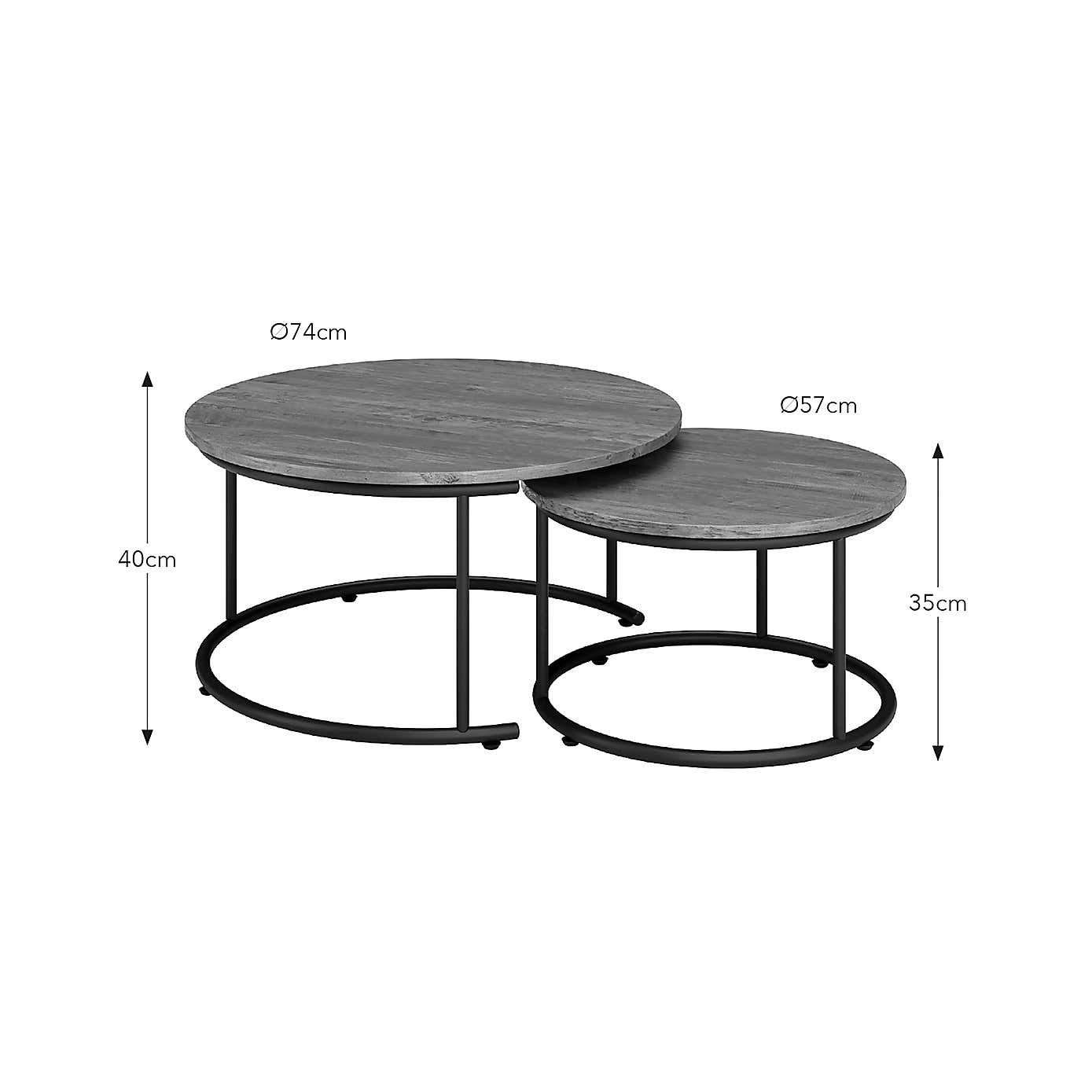 Fulton Set of 2 Coffee Tables
