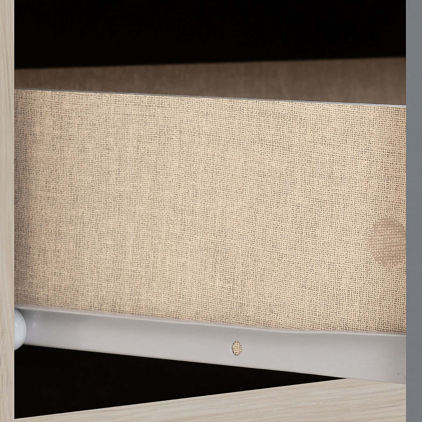 Nevada White Triple Drawer Wardrobe