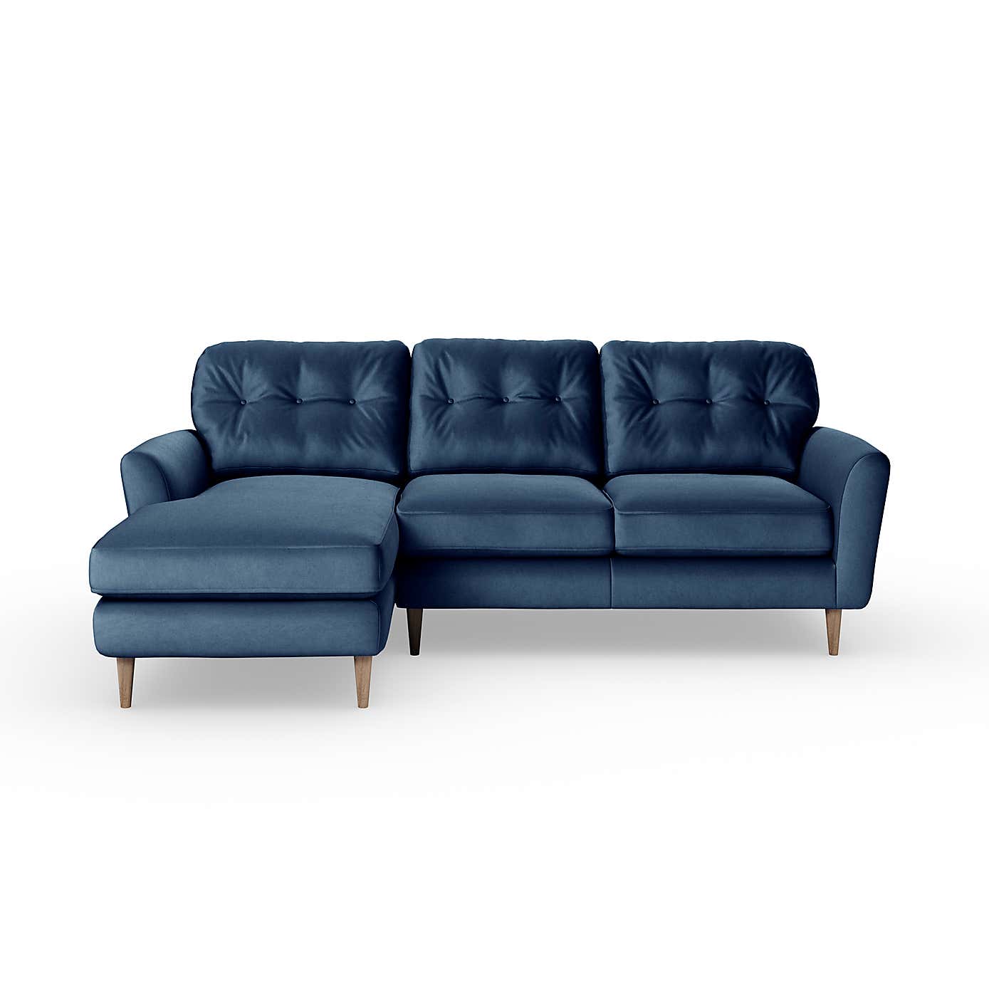 Sven Opulent Velvet Large Corner Chaise Sofa