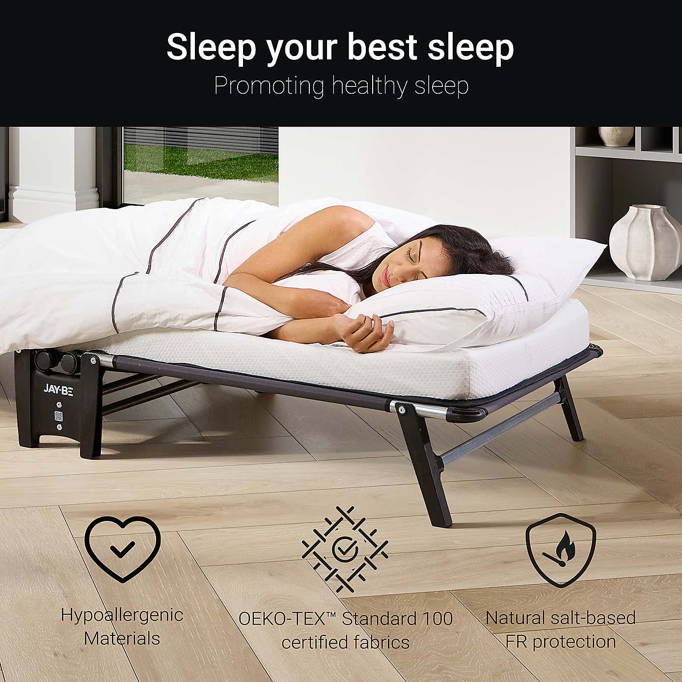 Jay-Be Hideaway Folding Bed with e-Fibre Mattress