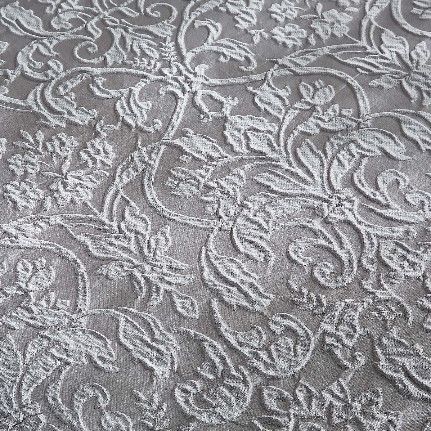 Presley Damask Jaquard Duvet Cover and Pillowcase Set