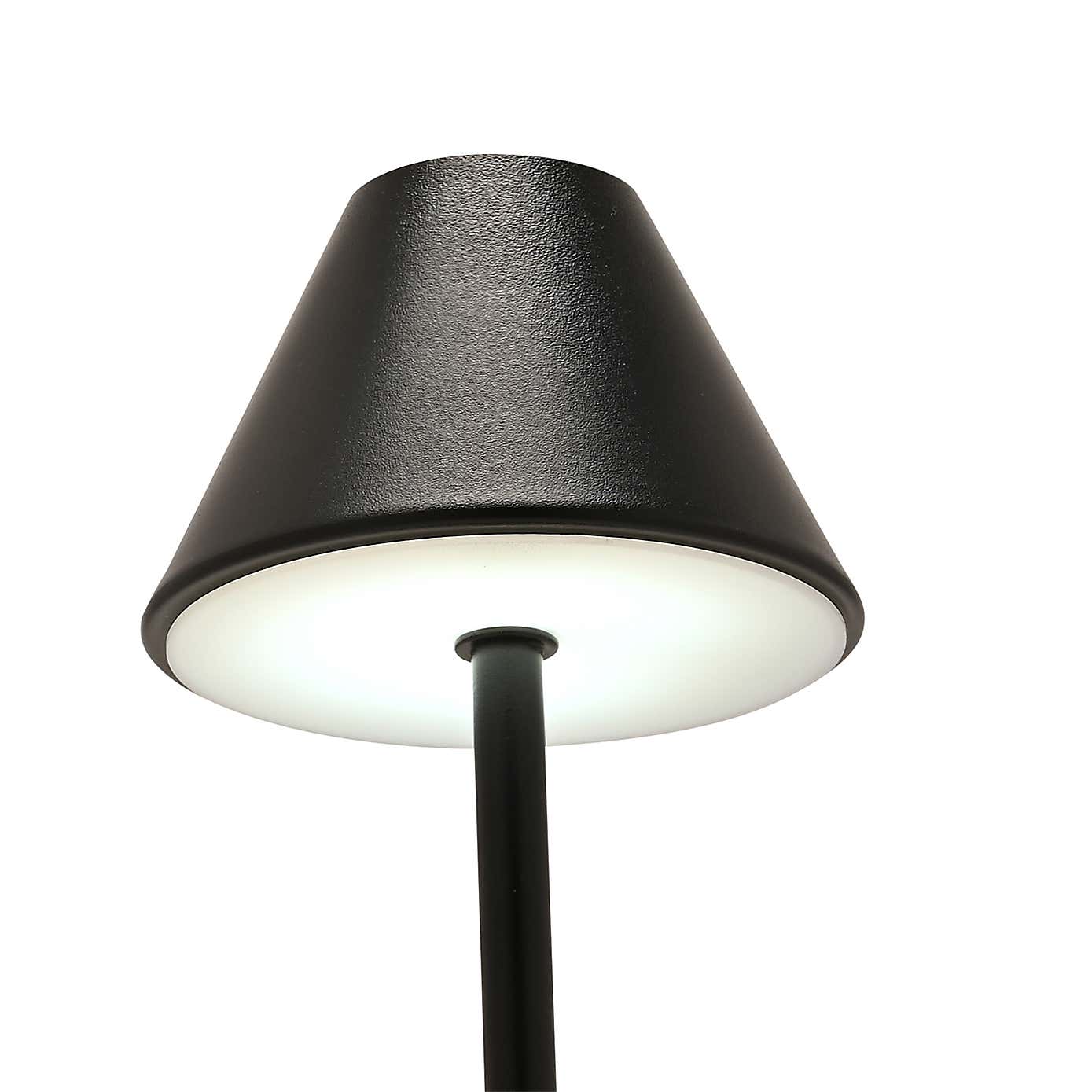 Hestia Thin Stem Rechargeable Colour Changing LED Touch Table Lamp