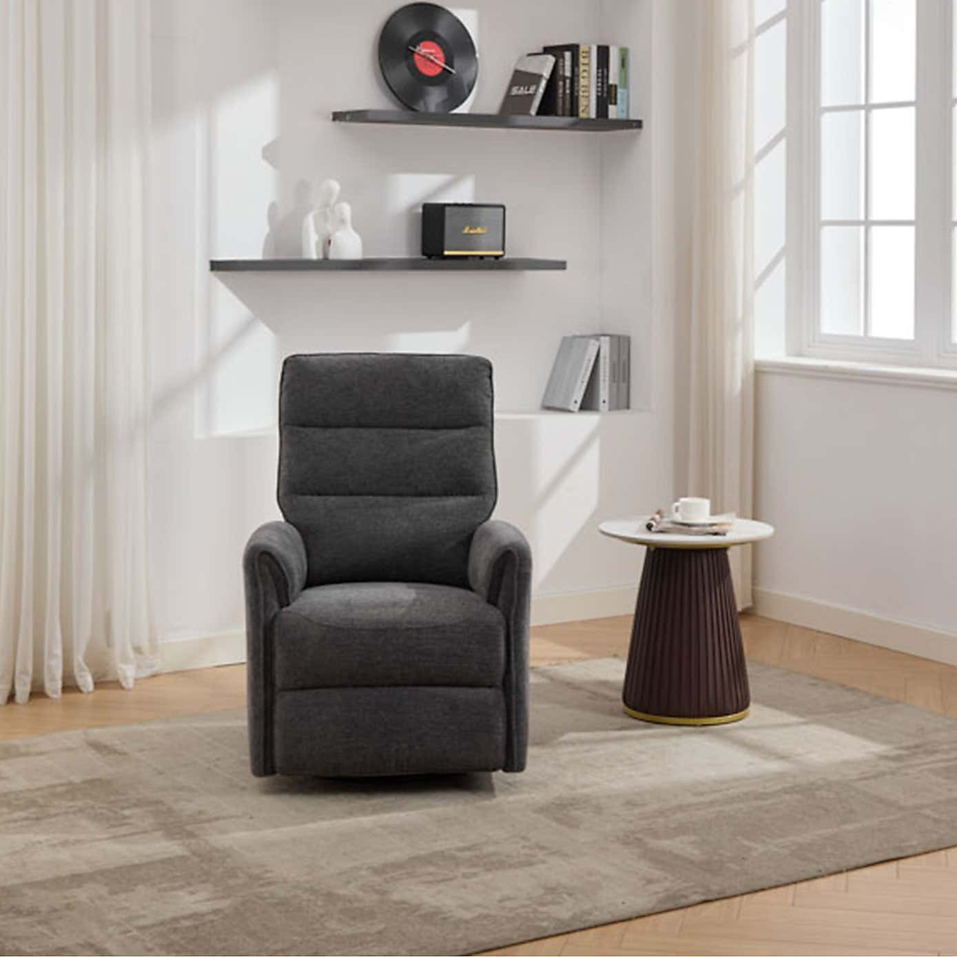 Image Furnishings Waterville Swivel Recliner Chair