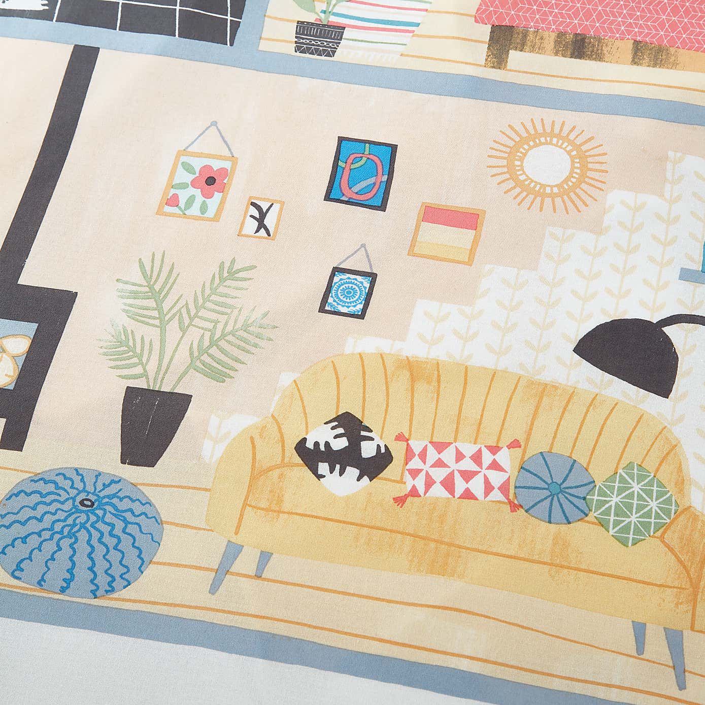 Dolls House Duvet Cover and Pillowcase Set