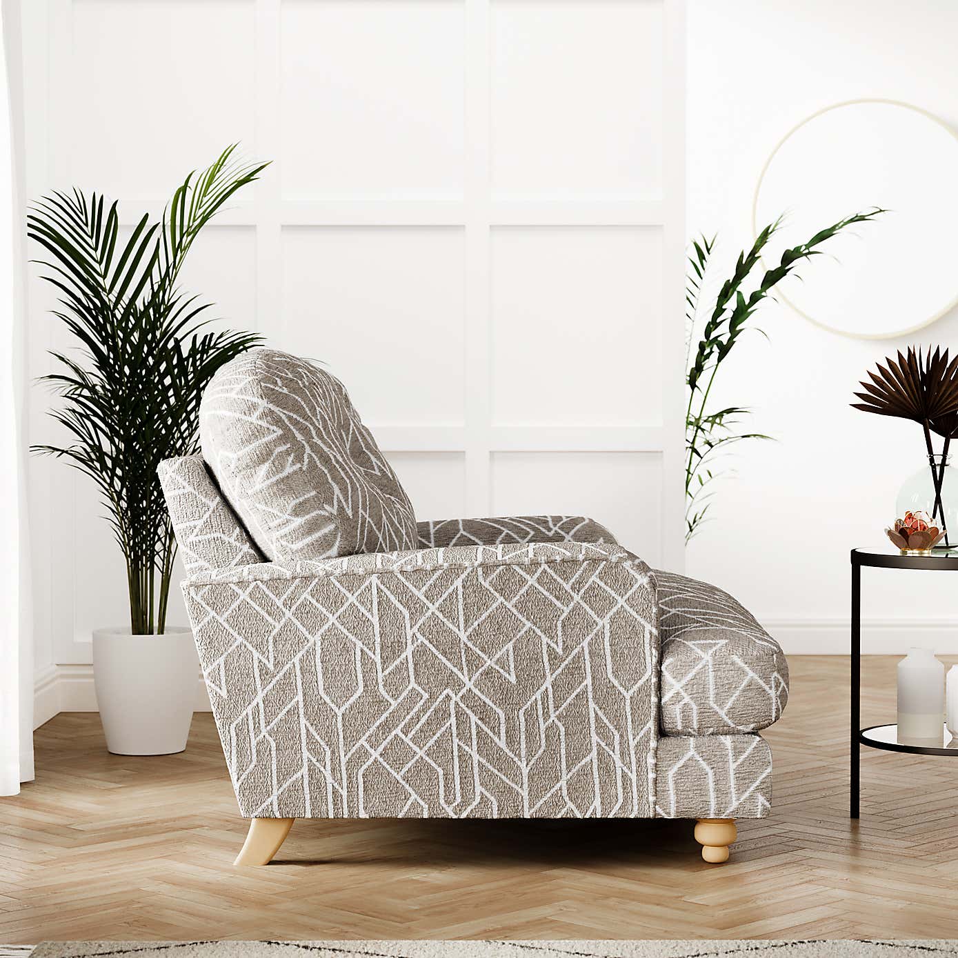 Martha Soft Berber Snuggle Chair