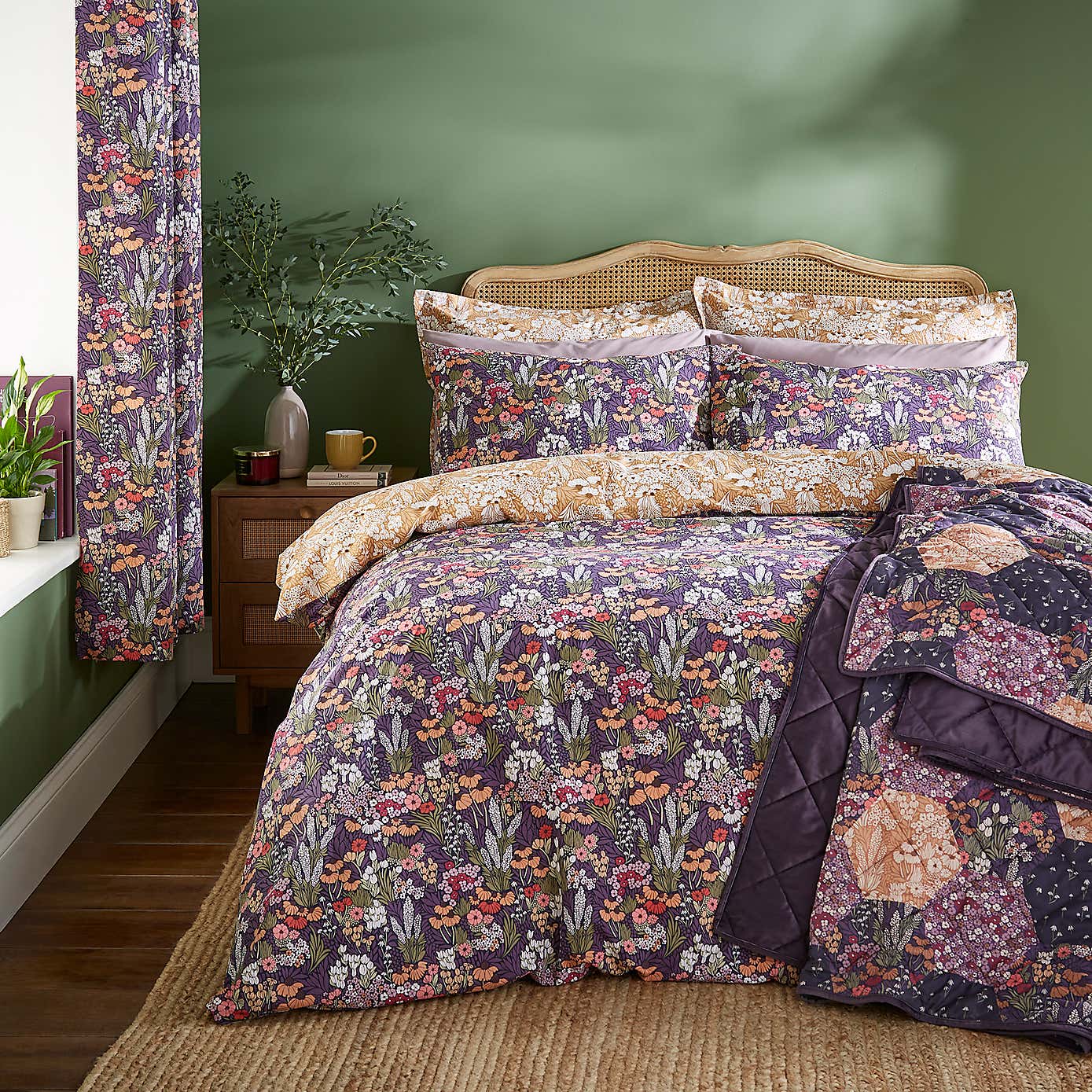 Harvest Floral Bedspread