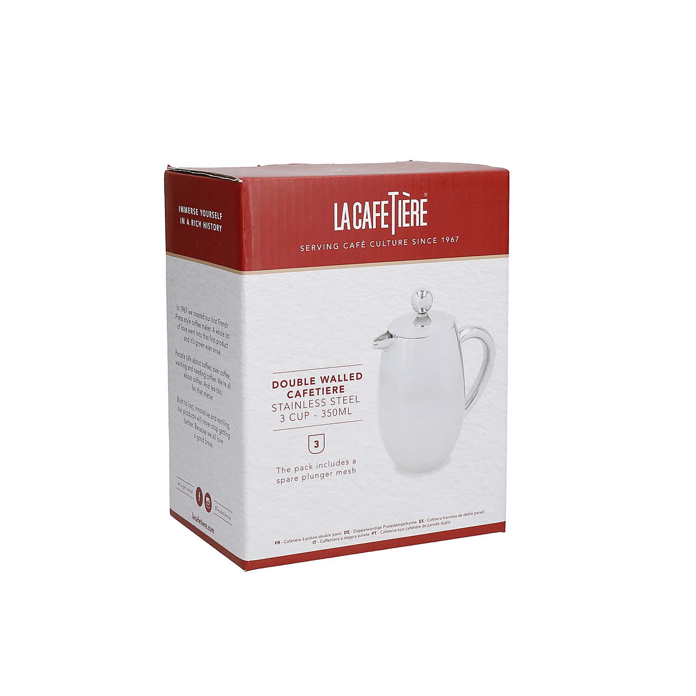 La Cafetiere Metal Cafetiere, Small