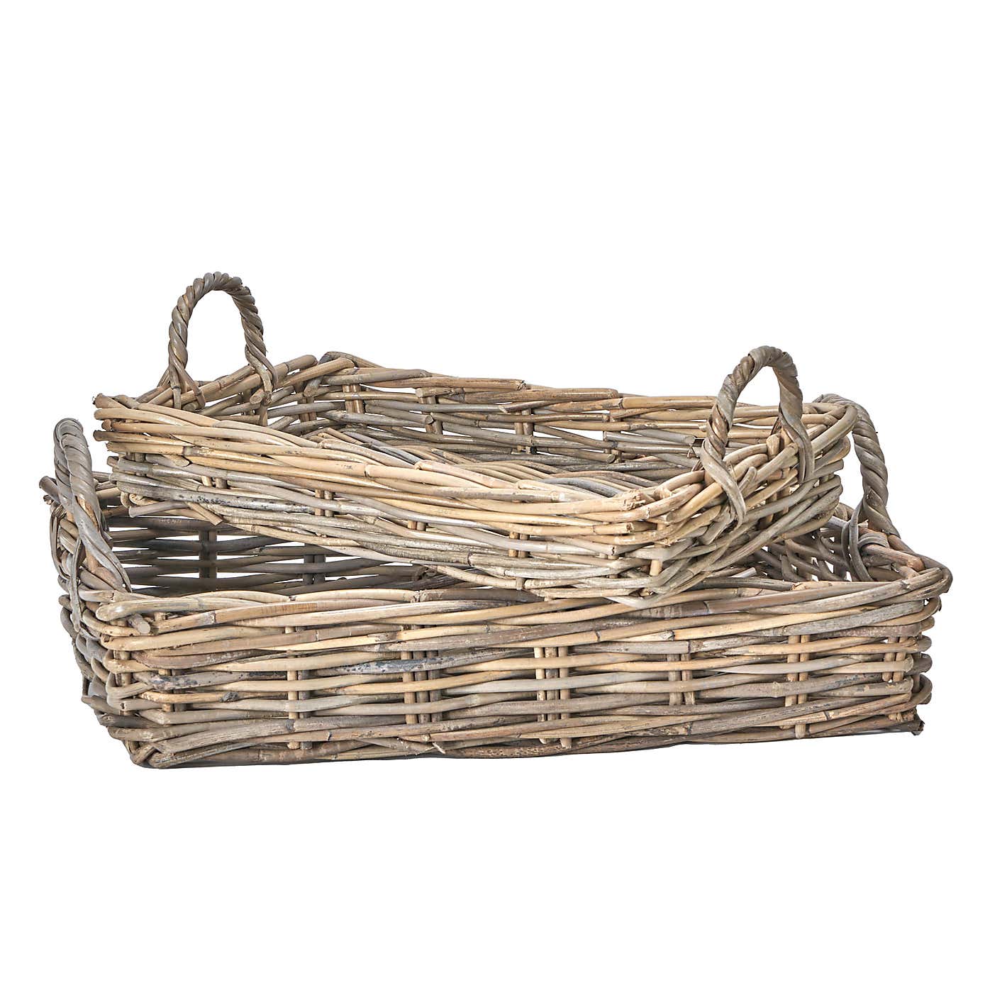 Set of 2 Kubu Basket Trays