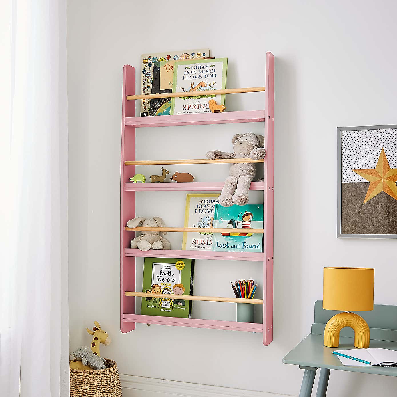 Wall Mounted Book Shelf