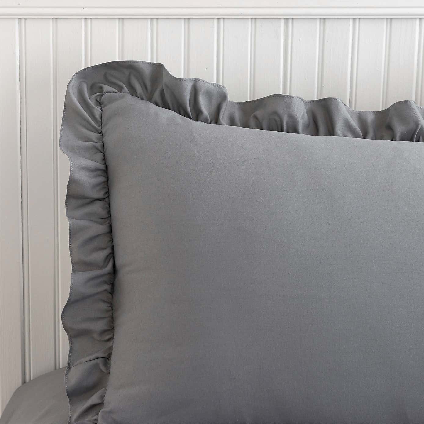 Briona Frilled Edge Duvet Cover & Pillowcase Set