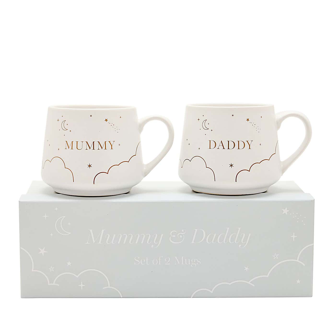 Bambino Set of 2 New Mummy and Daddy Mugs