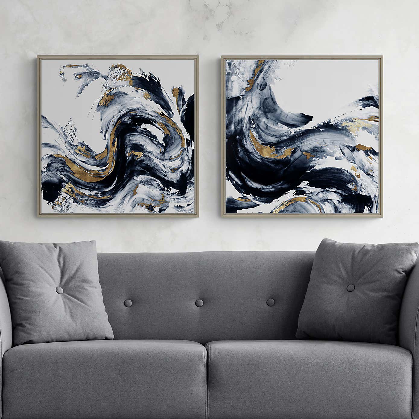 Faded Memories I by PI Studio Framed Canvas