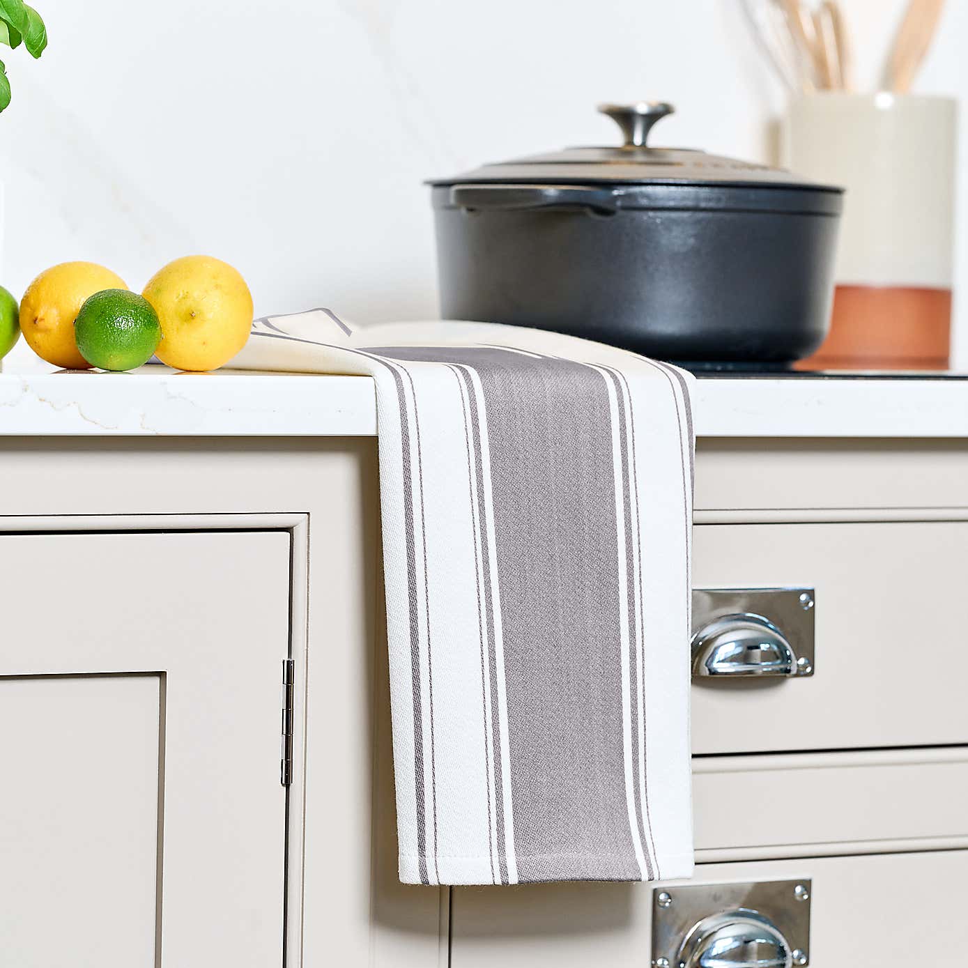 Dexam Set of 2 Love Colour Striped Tea Towels