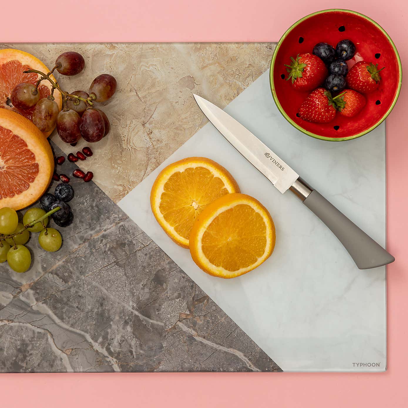 Typhoon Elements Stone Effect Glass Worktop Saver