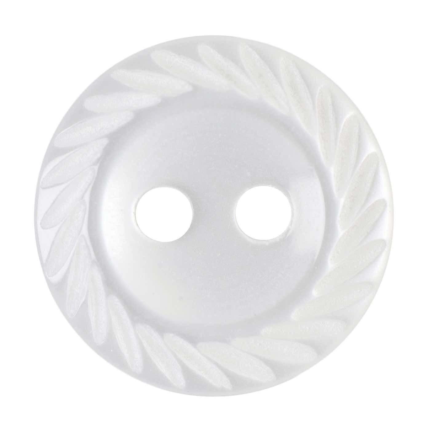 Twisted Edge Round Buttons 13.75mm Pack of 11