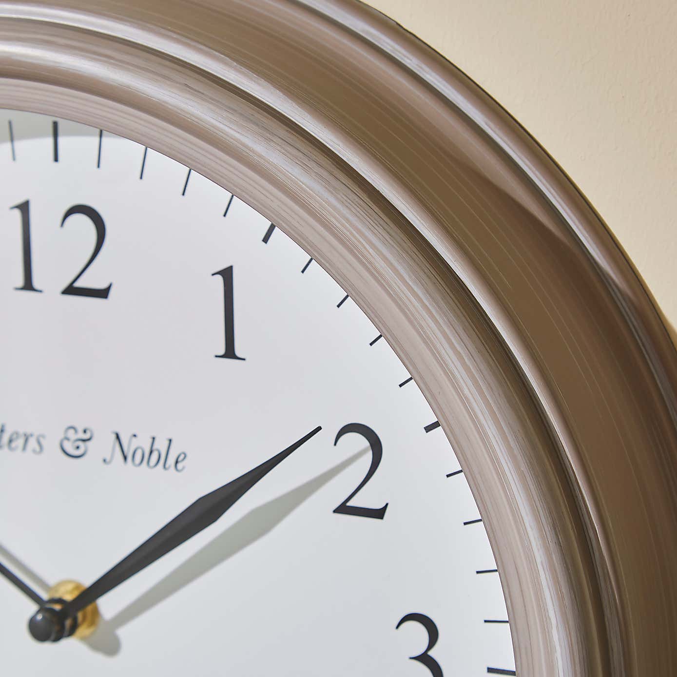 Distressed Grey Wall Clock