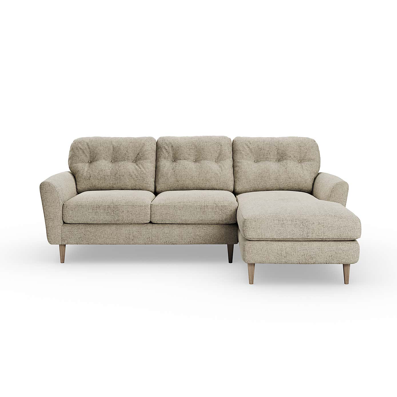 Sven Chunky Chenille Large Corner Chaise Sofa