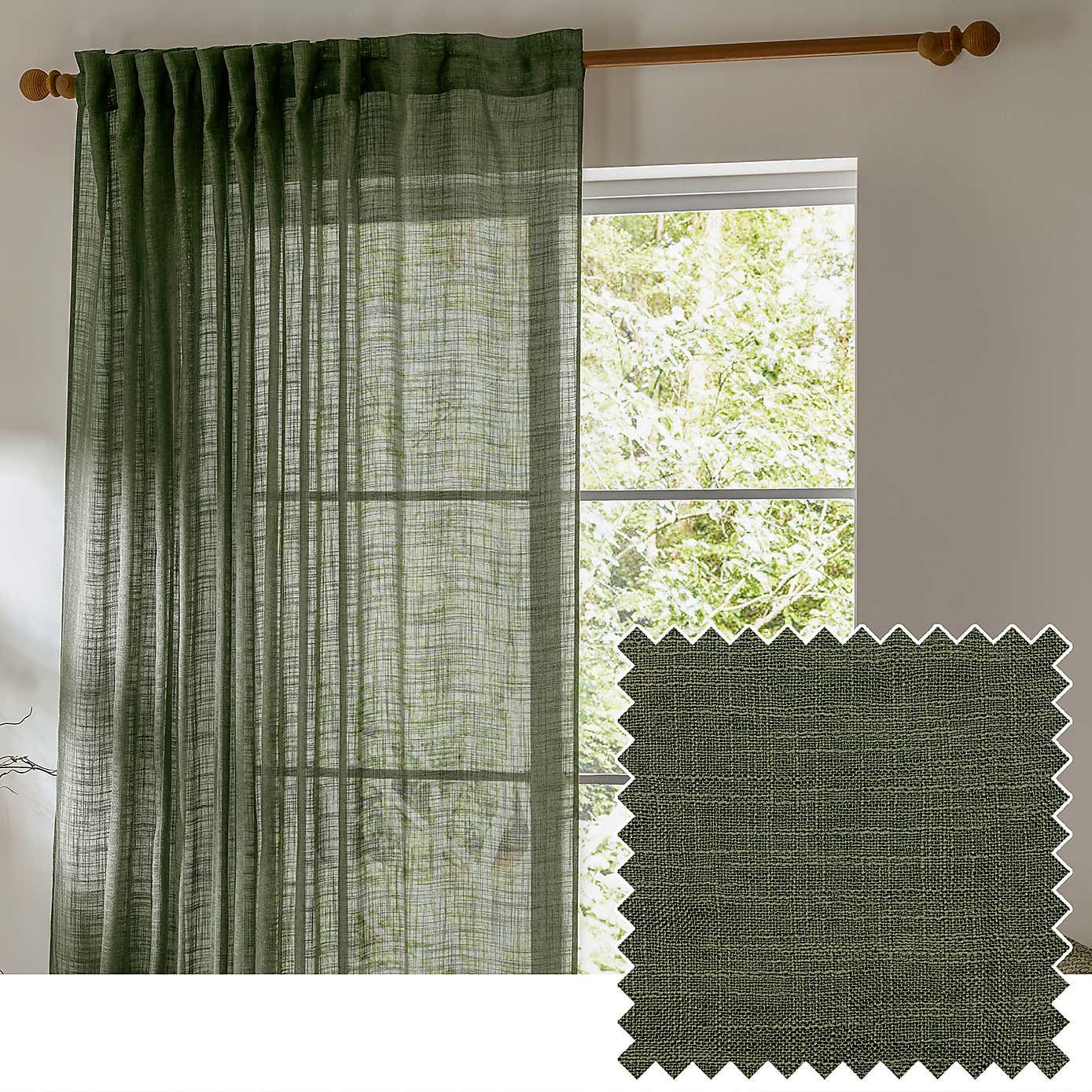 Yard Cirrus Tab Top Voile Panel