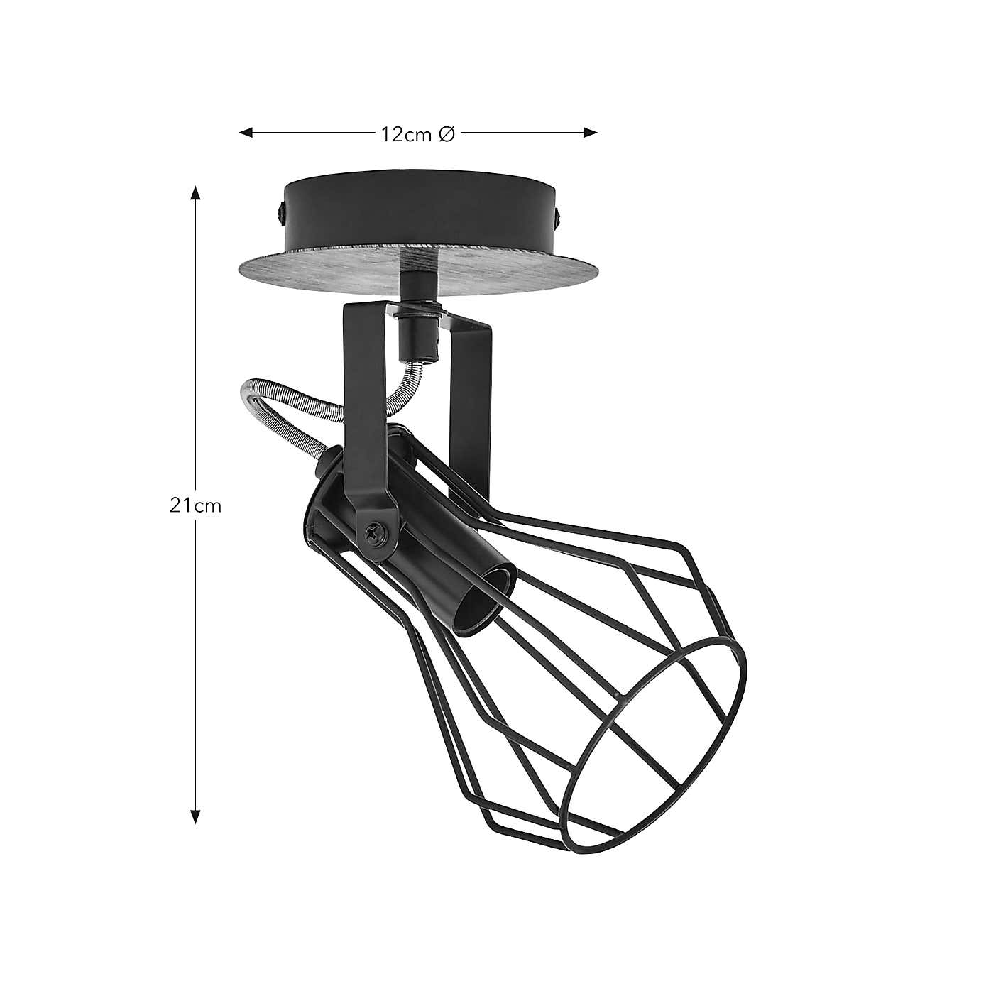 Fulton Industrial Dimmable Spotlight