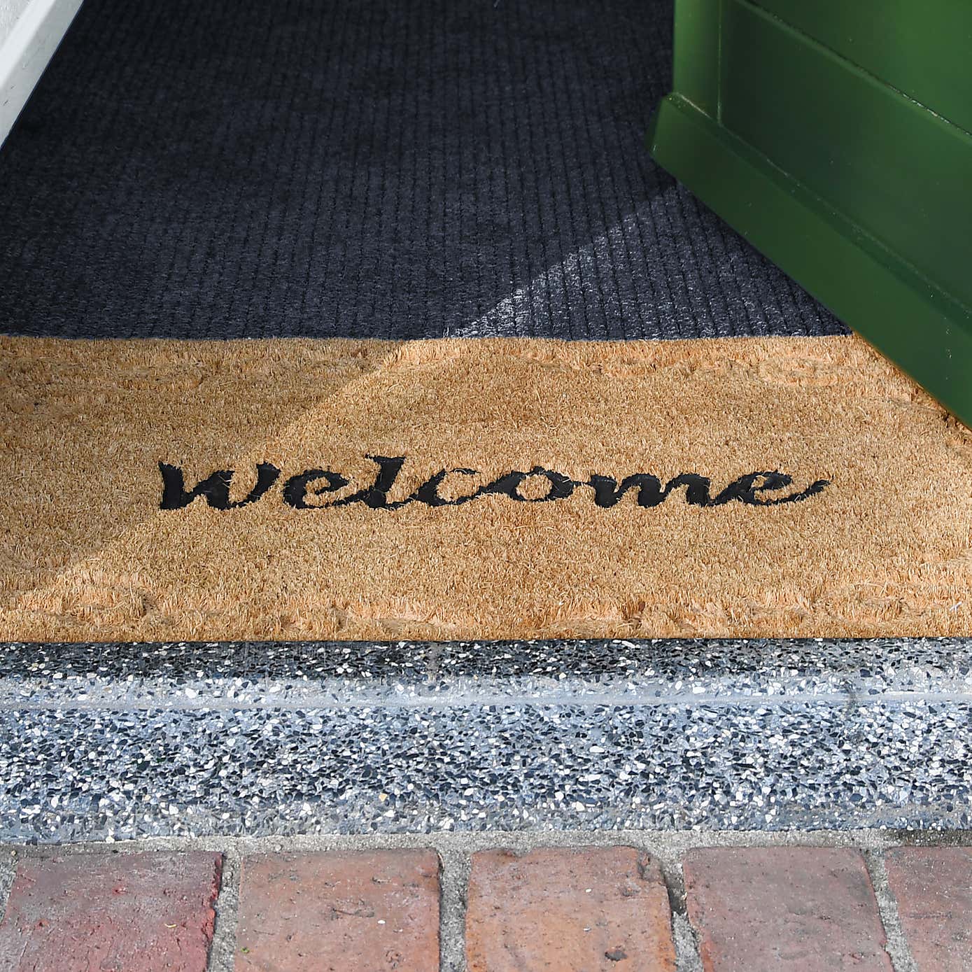 Esschert Design Coir Welcome Relief Doormat