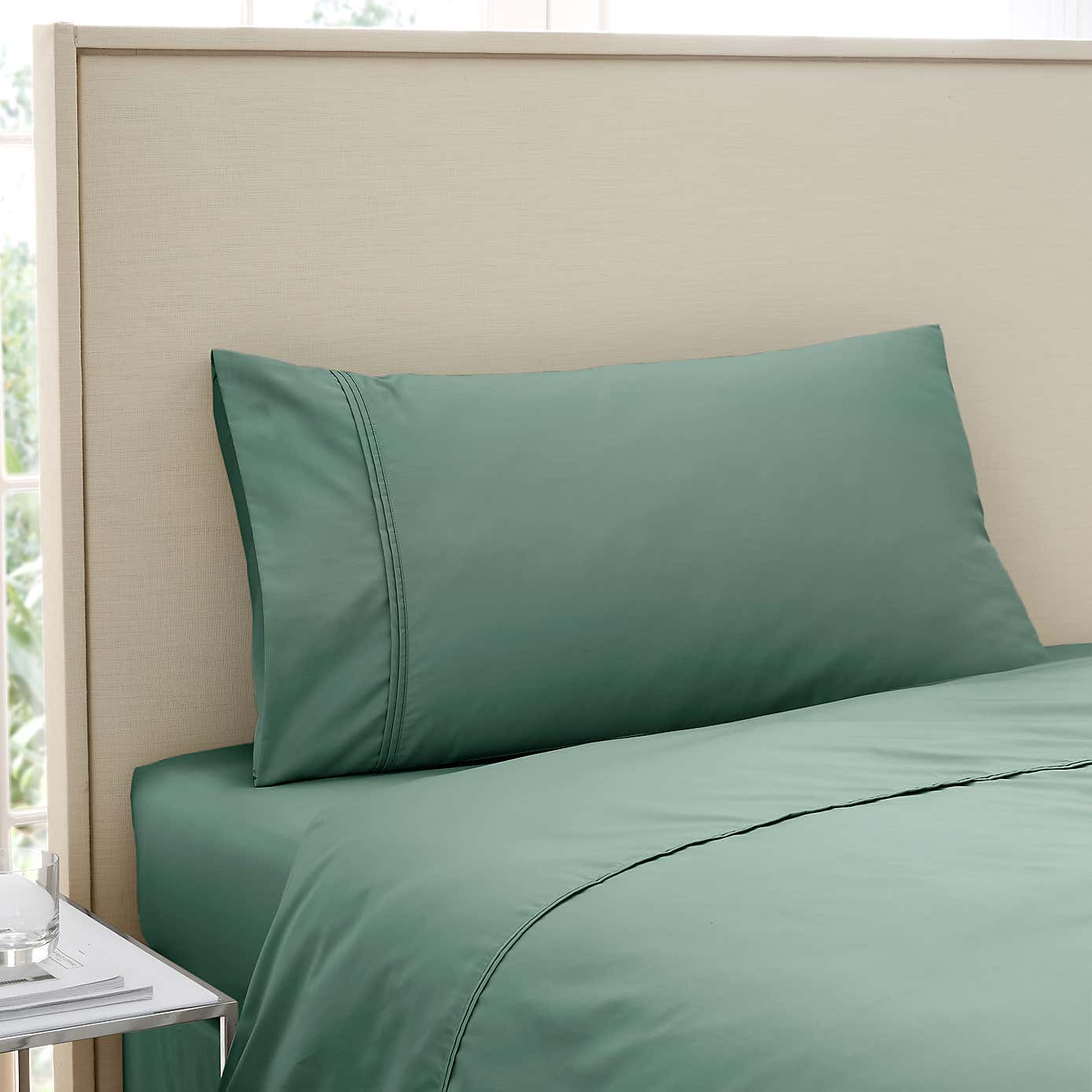 Dorma 500 Thread Count 100% Cotton Sateen Standard Kingsize Pillowcase