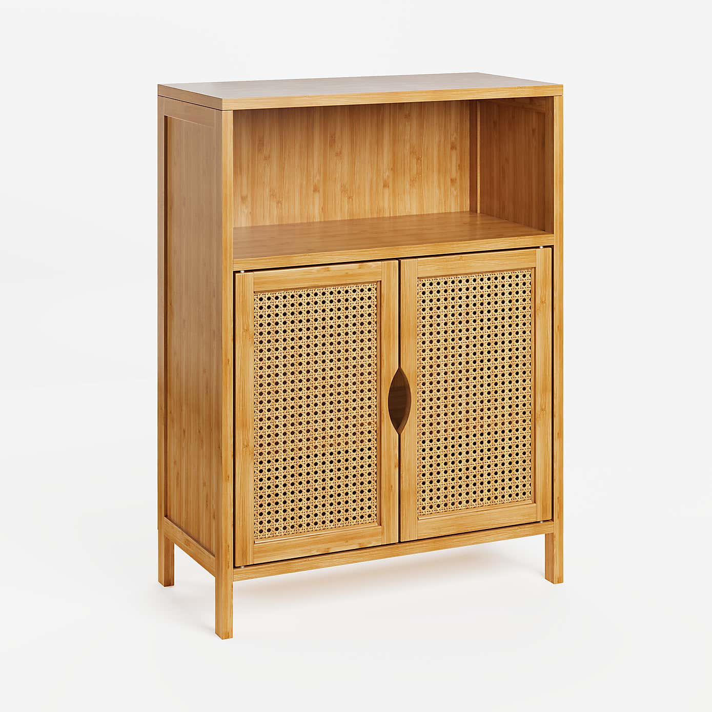Avani Two Door Cabinet, Bamboo