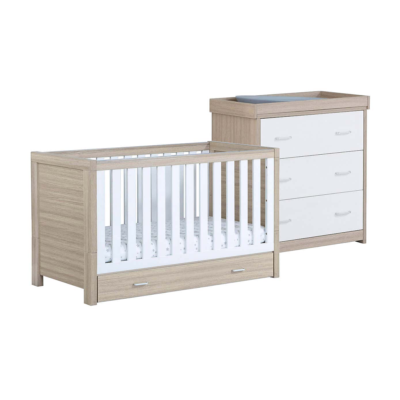 Babymore Luno 2 Piece Nursery Furniture Set